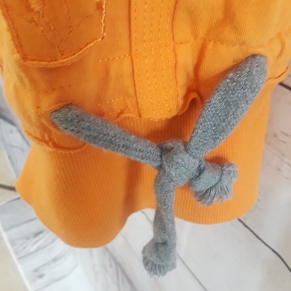 Halcyon Orange Full Zip Hi Neck Cotton Sweatshirt - Picture 4 of 7